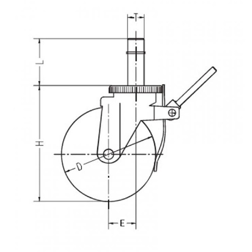 D：150㎜　　　H：186㎜　　　T：36㎜\nL：100㎜　　　E：45㎜