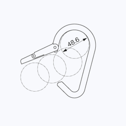 単管パイプに掛けられます。