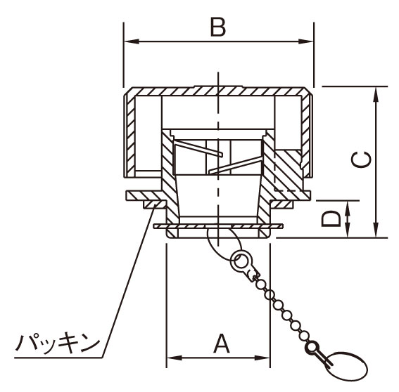 サイズ（mm）\nA：39、B：70、C：56、D：14