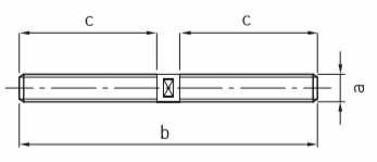 a：M6、b：65mm、c：30mm