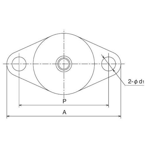 A：141mm\nP：117mm\nd1：13.5mm