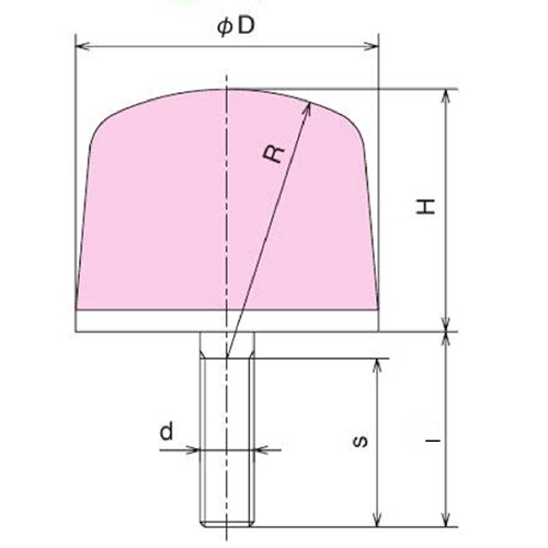 D：30mm　　　H：31mm\nR：14mm　　　l：24mm\ns：20mm　　　d：M8