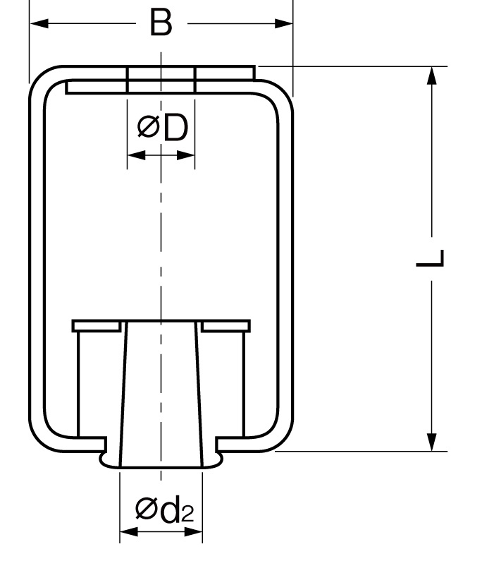 エスコ(esco) 3連吊車 220×115×298mm EA631EB-15