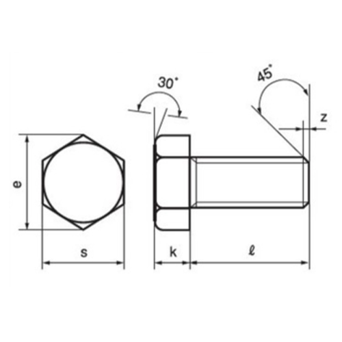 s：8mm　　 k：17mm　　e：19.6\nz：1.5mm　　l：30mm