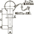 A：10mm　　　B：9mm　　　C：100mm　　　D：13mm　　　E：12.7mm