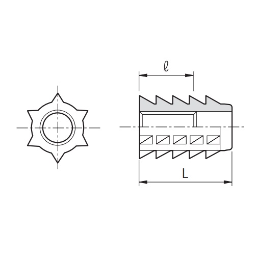 L：10.0mm　l：7.0mm