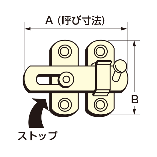 サイズ(mm)\nA：100、B：70