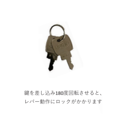 キー2本付