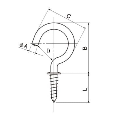 A：2.8㎜　　　B：25㎜　　　C：19.5㎜\nD：11㎜　　　L：14㎜