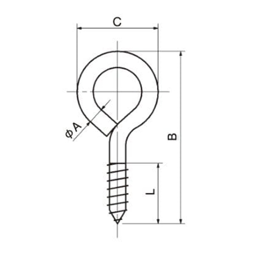 A：2.8㎜　　　B：29㎜\nC：15㎜　　　L：12㎜
