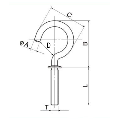 A：3.5㎜　　　B:38mm　　　C：28㎜\nD：15㎜　　　L：23㎜　　　T：M4