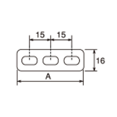 A：106mm\n※穴数は4、長穴数は3です