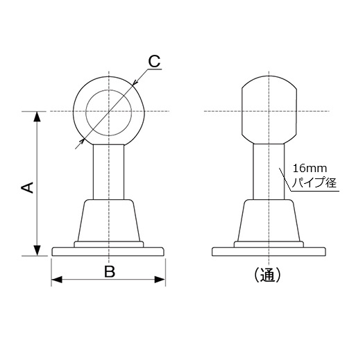 A：73mm　　B：52mm　　C：25.2mm
