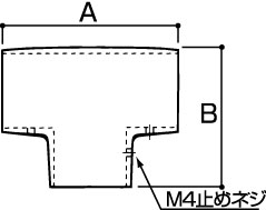 A：60mm、B：51mm
