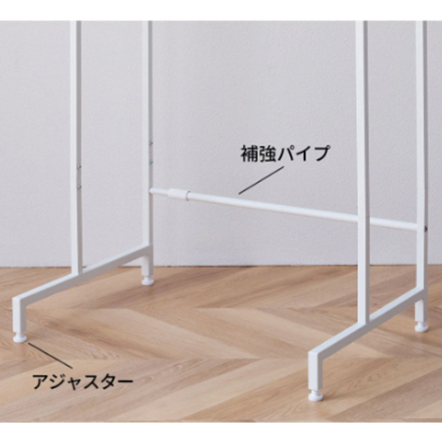 ゆれ・ガタつきを軽減する設計です。\n※画像は代表画像です(本商品はブラック色です)