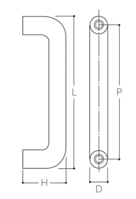 L：450mm、P：425mm、H：67mm、D：φ25mm