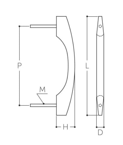 L：100mm、P：78mm、H：22mm、D：10mm、M：M4