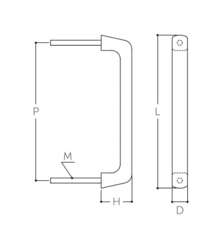 L：80mm、P：68mm、H：24mm、D：11mm、M：M4