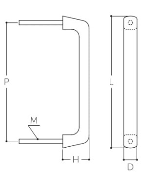 L：80mm、P：68mm、H：24mm、D：11mm、M：M4