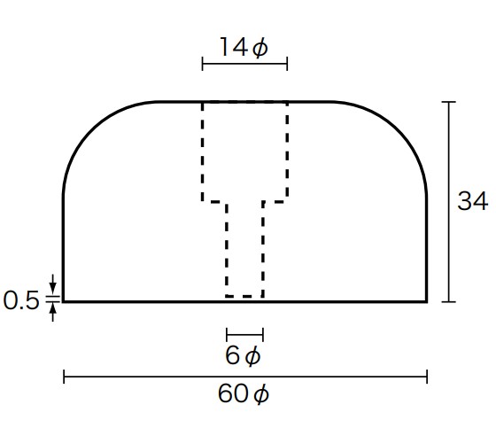 側面図：単位約mm