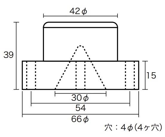 側面図：単位約mm