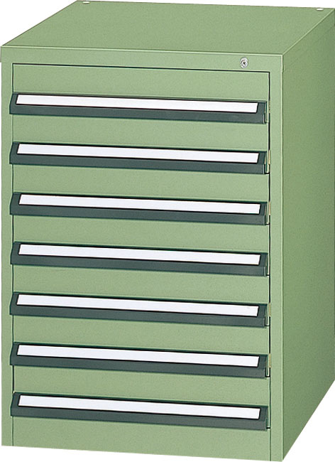 エスコ 580x620x1000mm/ 7段 ツールキャビネット 軽量用 EA955AD-5A エスコ ESCO 
