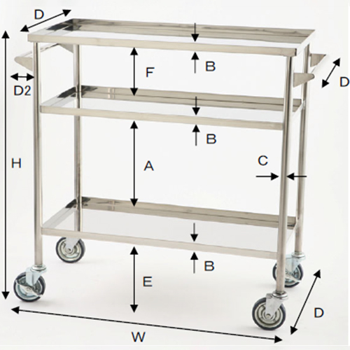 W：800㎜　　　D:400㎜　　　H：875㎜\nA:375㎜　　　B：25㎜　　　C：25㎜\nD2：60㎜　　　E：275㎜　　　F：200㎜