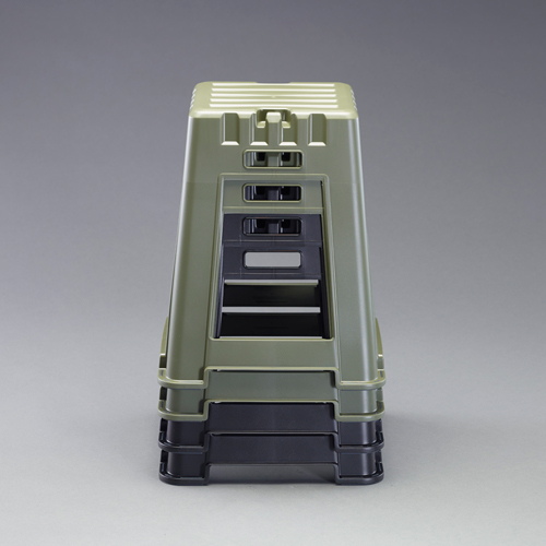 積み重ね可能で、収納スペースを削減できます。\n※画像はEA956XN-66・-67積み重ね時