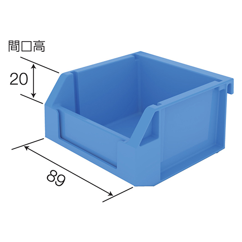 EA957AC-106｜89x 92x 55mm パーツトレー(青)のページ -