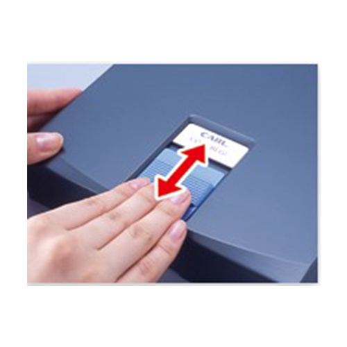 ロック機能付きで持ち運びに便利。