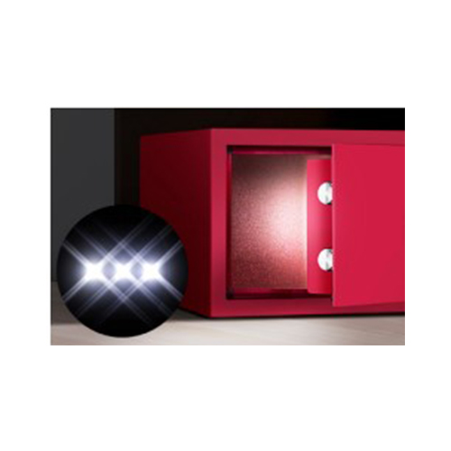 庫内を照らすLEDライト：ドアに装備されたLEDライトが庫内を照らしてくれるので、暗がりでも物の出し入れが簡単。