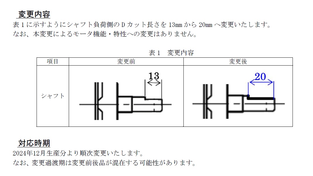 2024年12月生産分より順次変更予定