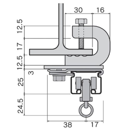 取付寸法図(単位：㎜)