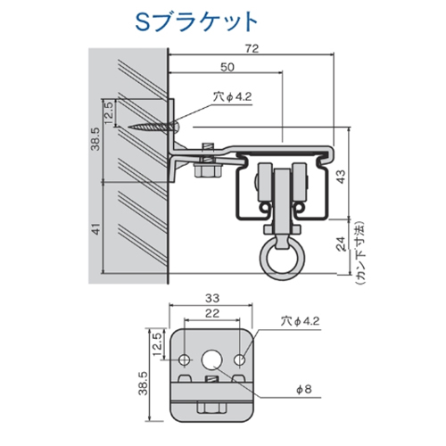 取付寸法図(単位：㎜)