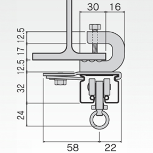取付寸法図(単位：㎜)