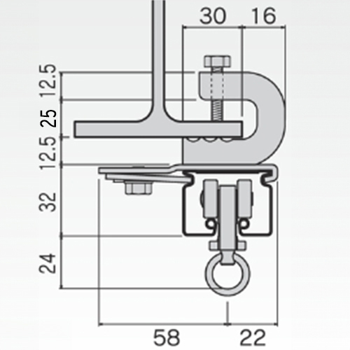 取付寸法図(単位：㎜)