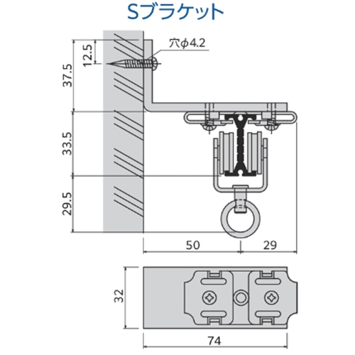 取付寸法図(単位：㎜)