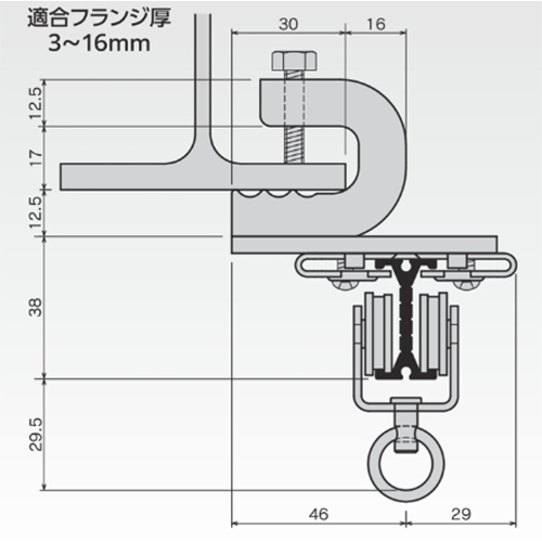 取付寸法図(単位：㎜)
