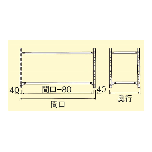 EA976AB-150｜1500x450x1800mm/120kg/５段 スチール棚のページ -