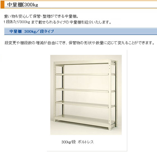 【などメーカ】 エスコ ESCO 1500x450x1800mm/5段 スチール棚 EA976B-55 :4518340111769