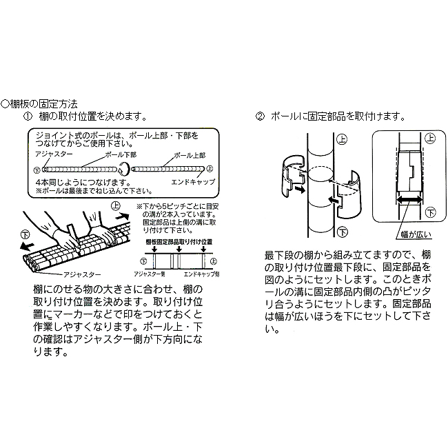 EA976AJ-23｜1200x610x40mm/φ25mm メタルラック棚板のページ