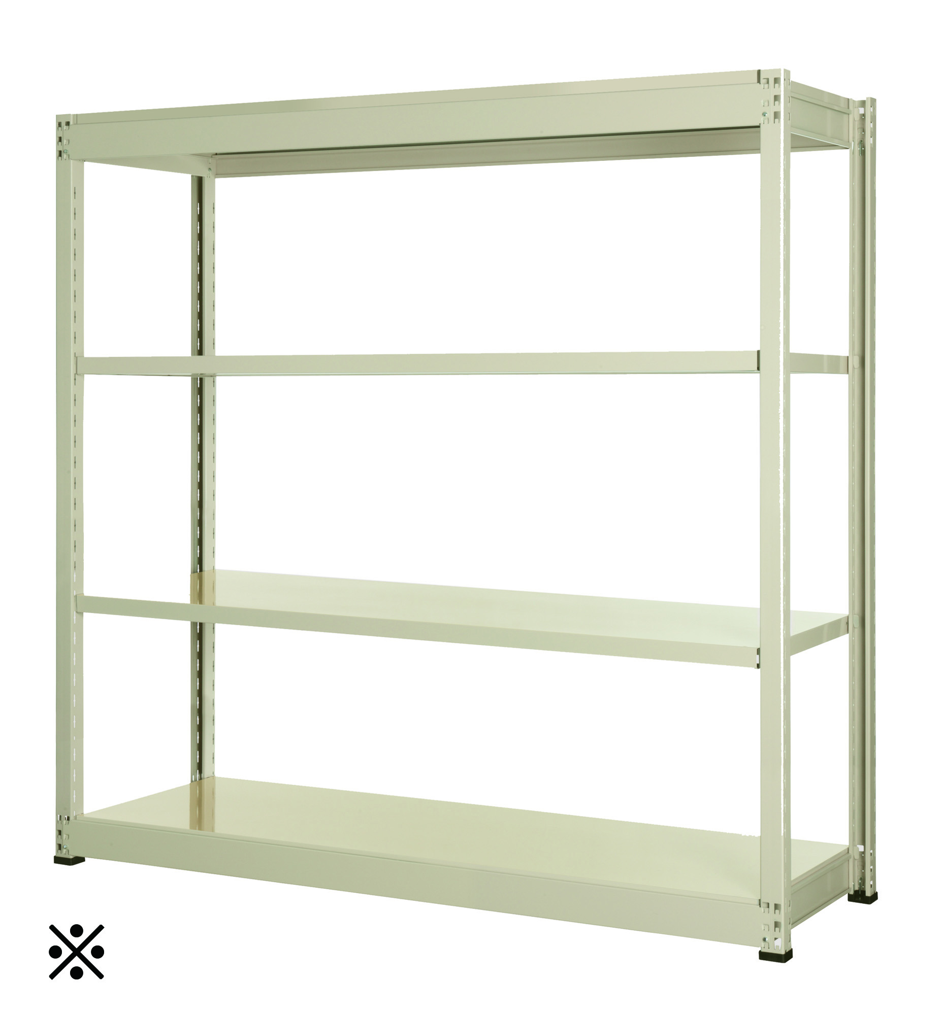 EA976DH150C｜1500x600x1200mm/150kg/3段 スチール棚｜株式会社エスコ