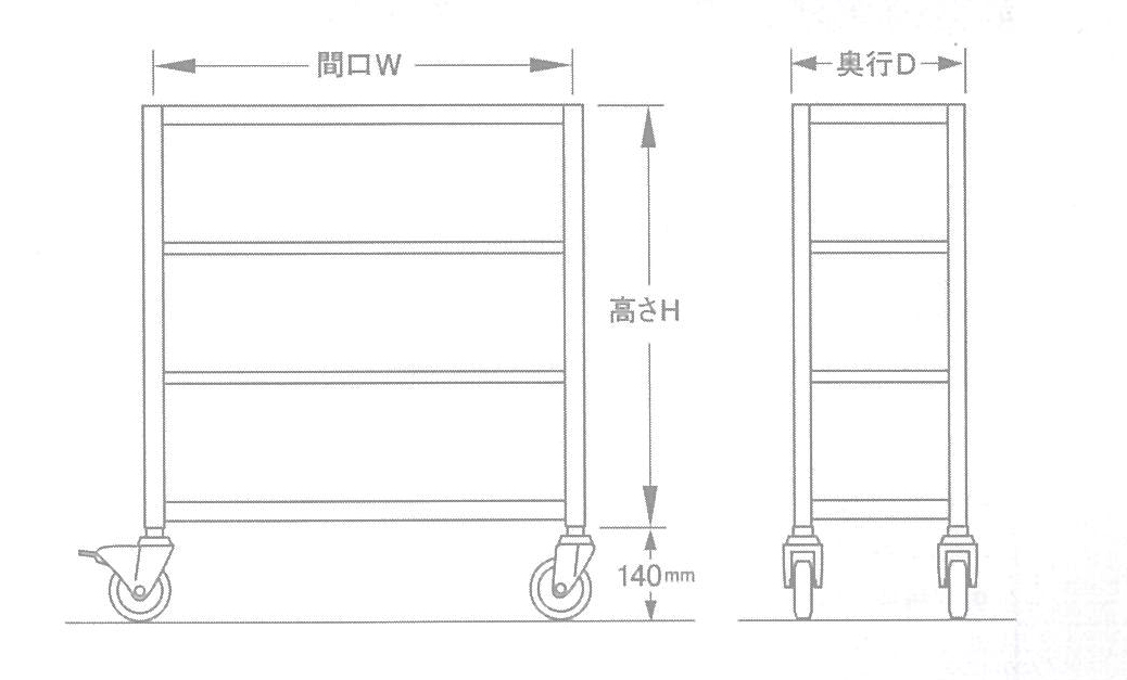 エスコ 1200x600x1800mm/120kg/6段 スチール棚 EA976AC-120B エスコ ESCO