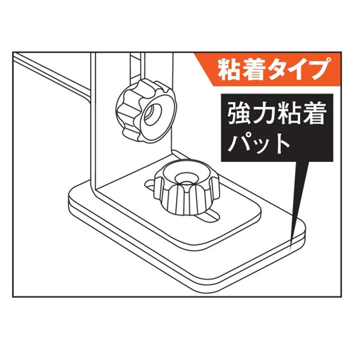 EA979CD-1｜70x150x184mm 転倒防止金具(ﾎﾜｲﾄﾎﾞｰﾄﾞ用)のページ