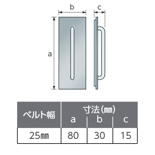 金具サイズ