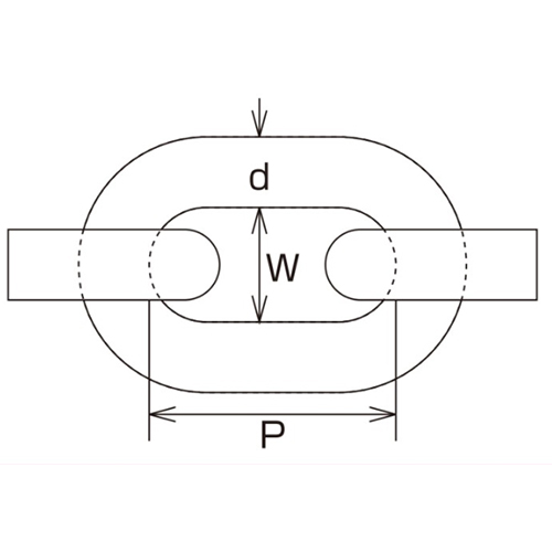 ｄ：3㎜　　　Ｐ：24㎜　　　Ｗ：5㎜