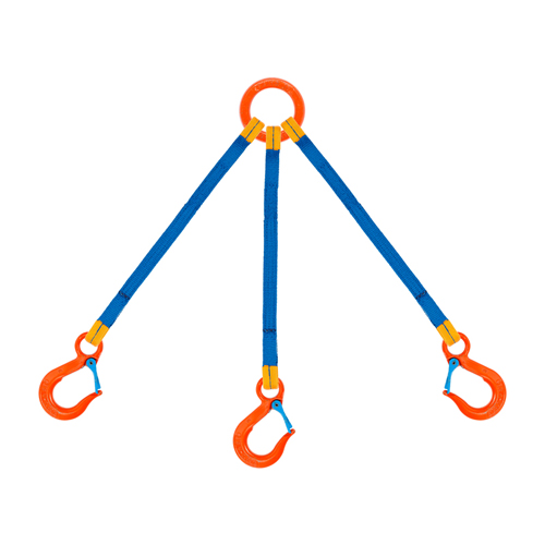65-2298-21 4.5 tonx2.5m 金具付スリング(3本懸け) EA981FD-64-