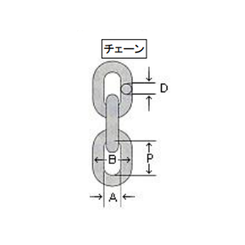 D：8　P：24　A：10　B：26.5\n(単位mm)