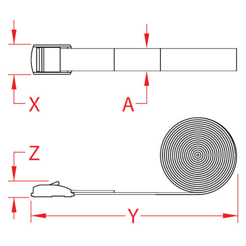 A：25.4mm、X：30.2mm、Y：6m、Z：12.1mm