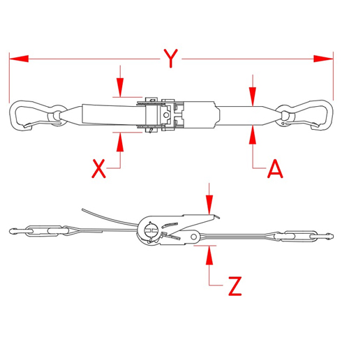 サイズ\nA：50.8mm、X：90.9mm、Y：4.8m、Z：77.7mm
